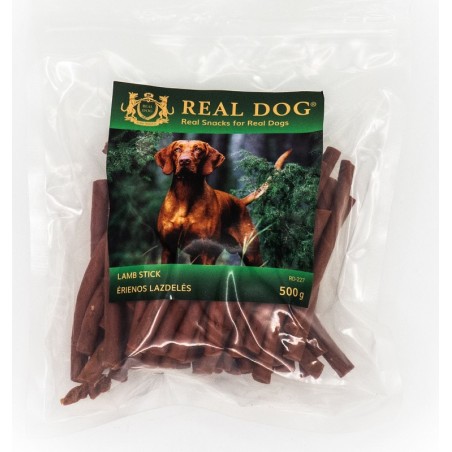 REAL DOG ėrienos lazdelės skanėstai šunims 500g