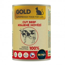 IRONpet Gold Cat Beef cut...