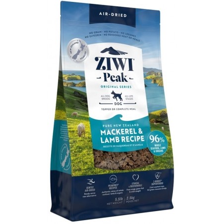 Ziwi Peak Dog Air-Dried Mackerel&Lamb ore džiovintas maistas šunims 1 kg