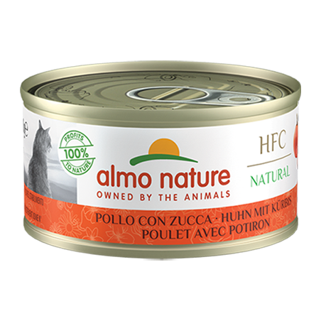 Almo Nature HFC Cat Chicken with Pumpkin šlapias maistas katėms