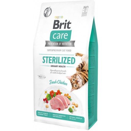 Brit Care Cat Sterilized sausas pašaras sterilizuotoms katėms 2kg