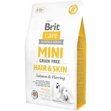Brit Care Mini Hair&Skin sausas maistas šunims 2kg