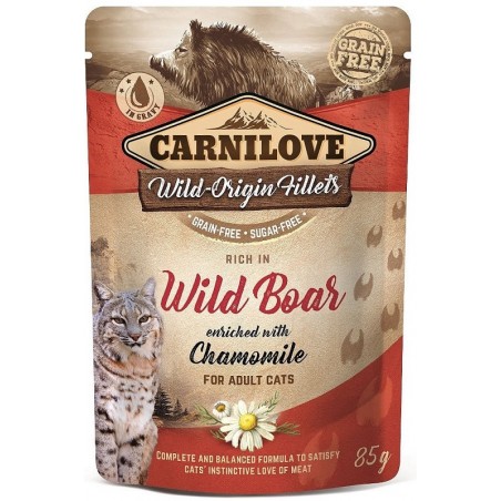 CarniLove wild boar konservai katėms su šerniena ir ramunėlėmis