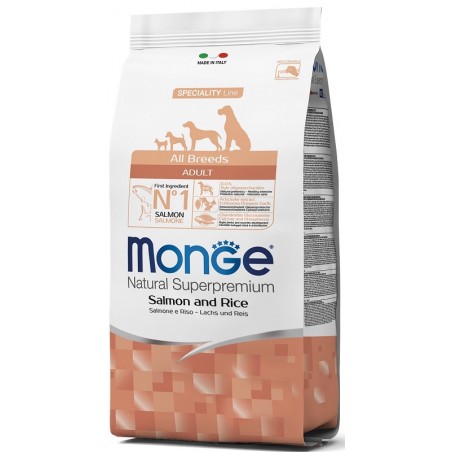 Monge All Breeds Adult Salmon (lašiša) sausas pašaras šunims