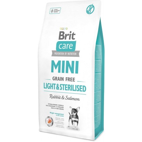 Brit Care Mini Light&Sterilised sausas pašaras šunims