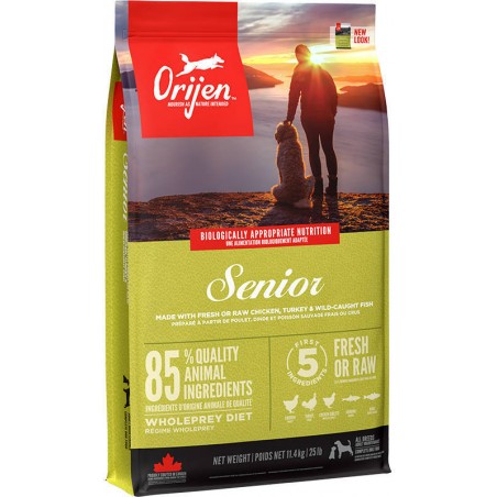 ORIJEN Senior sausas pašaras vyresnio amžiaus šunims