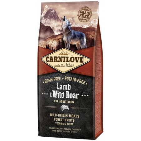 Carnilove Lamb & Wild Boar for Adult sausas pašaras šunims su ėriena