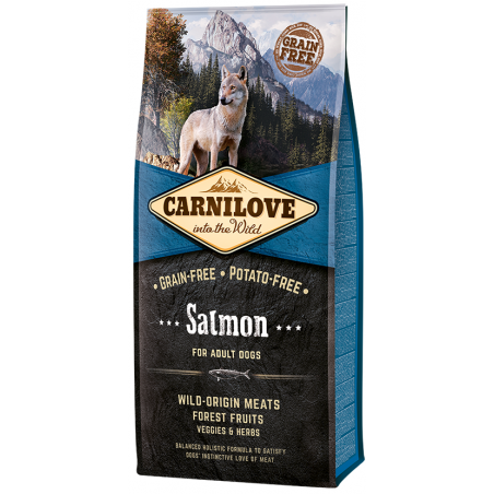 Carnilove Salmon for Adult sausas pašaras šunims su lašiša