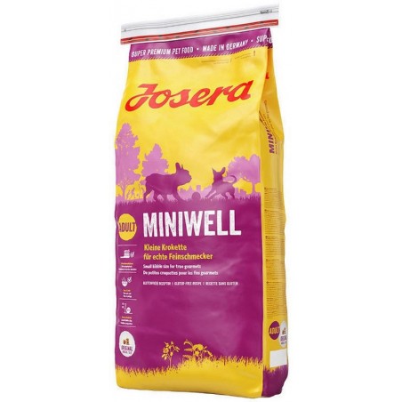 Josera Miniwell pašaras suaugusiems mažų veislių šunims.