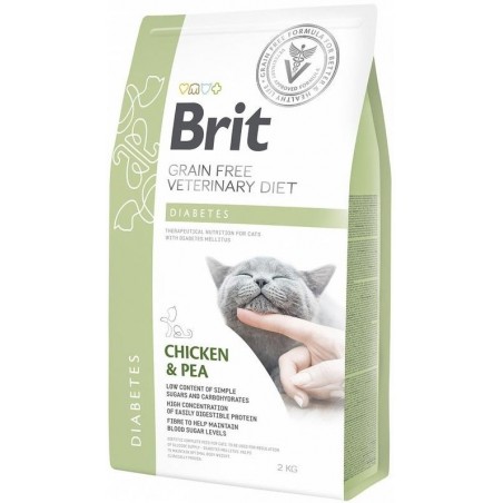 Brit GF Veterinary Diets Diabetes sausas maistas katėms