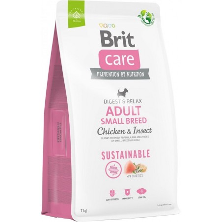 Brit Care Adult Small Breed Chicken&Insect sausas maistas šunims