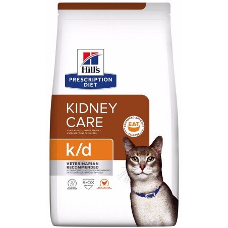 Hill's PRESCRIPTION DIET k/d sausas pašaras katėms