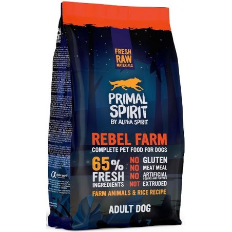 PRIMAL SPIRIT Rebel Farm Adult Dog Drėgnas Pašaras Šunims 1kg
