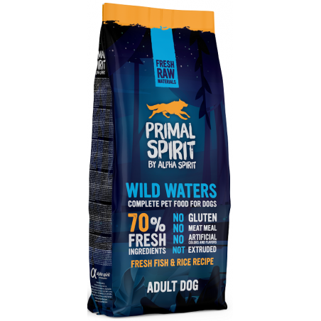 PRIMAL SPIRIT Wild Waters Adult Dog Drėgnas Pašaras Šunims 12kg