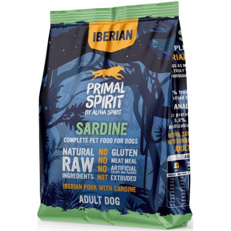 PRIMAL SPIRIT IBERIAN PORK&SARDIN Pašaras Šunims Su Sardine 1kg