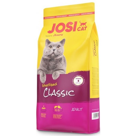 JosiCat Classic Sterilised sausas pašaras sterilizuotoms katėms 10kg