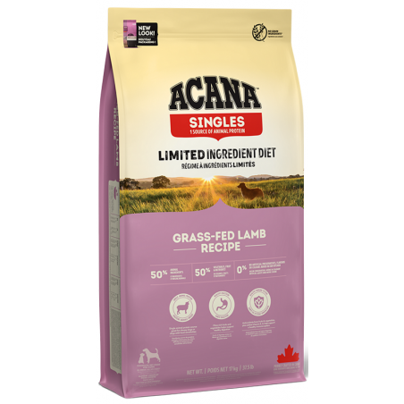 Acana Grass-Fed Lamb Dog sausas pašaras šunims