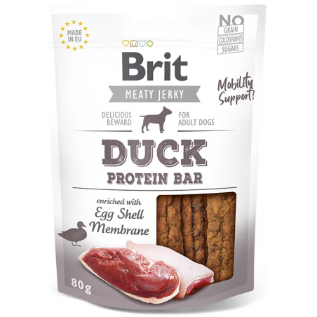 Brit Jerky Duck Protein Bar skanėstas šunims 80g
