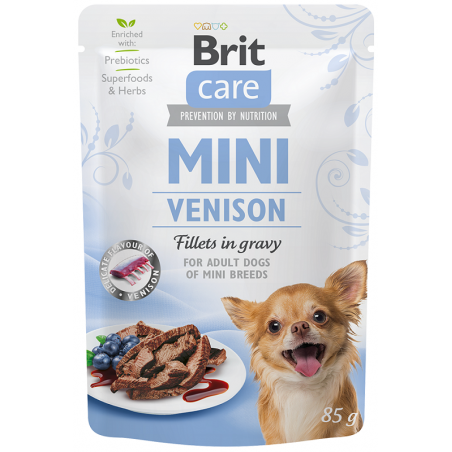Brit Care Mini konservai su elnienos filė mažų veislių šunims