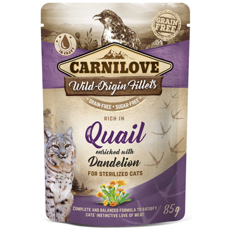 Carnilove Quail konservai katėms su putpeliena