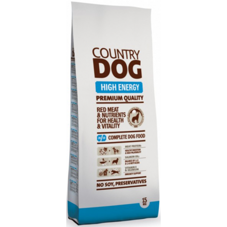 Country Dog High Energy sausas maistas šunims 15 kg
