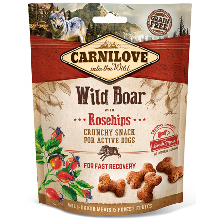 Carnilove Dog Wild Boar with Rosehips skanėstas šunims 200 g