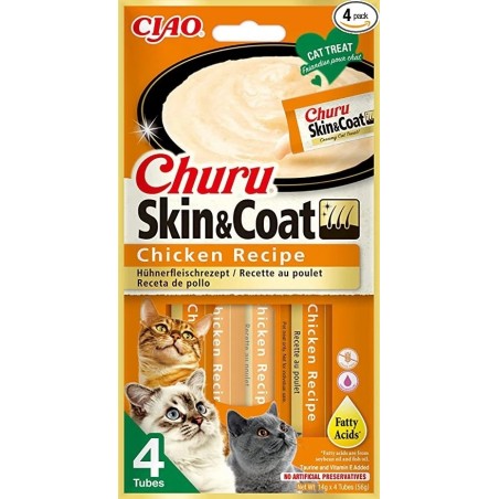 Churu Cat Skin&Coat Chicken skanėstas katėms 56g