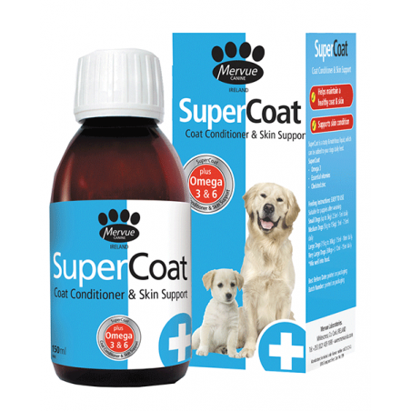 Mervue SuperCoat skystas papildas šunims kailiui/odai 150ml