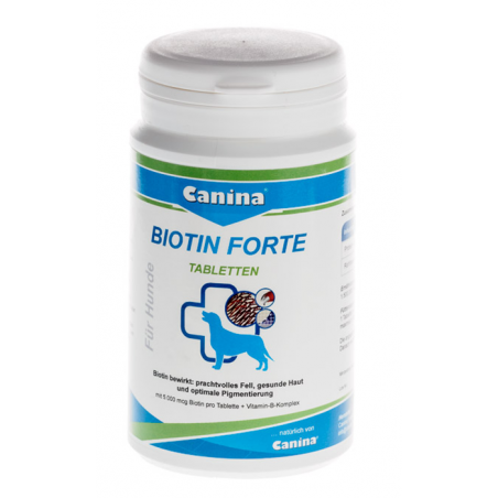 Canina Biotin Forte papildai šunims odai ir kailiui