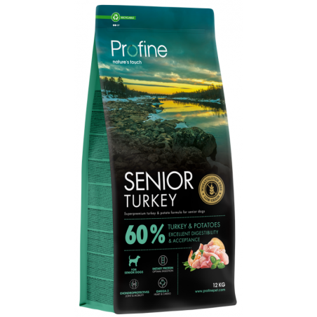 Profine Senior Turkey & Potatoes su (kalakutiena ir bulvėmis) sausas pašaras šunims