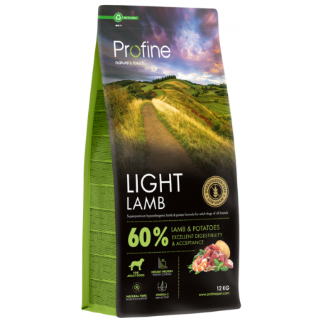 Profine Light Lamb & Potatoes su (ėriena ir bulvėmis) sausas pašaras šunims