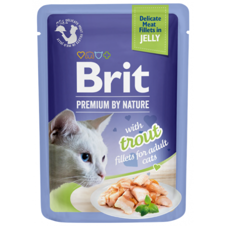 Brit Premium Delicate Trout in Jelly konservai katėms