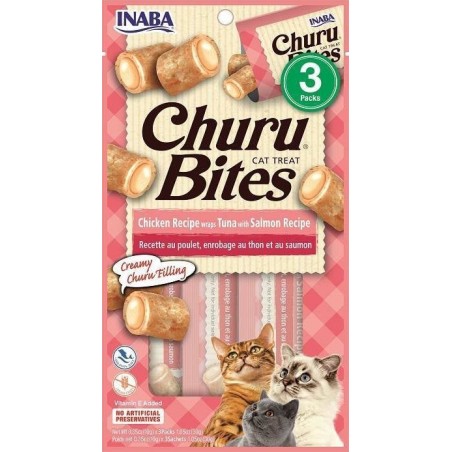 Churu Cat Bites Tuna Salmon 30g skanėstas katėms