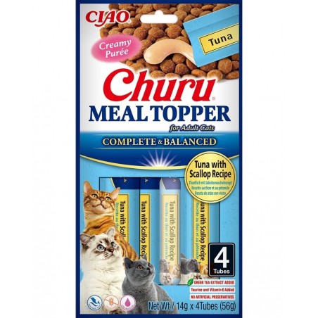 Churu Cat Meal Topper Tuna with scallop skanėstas katėms 56g