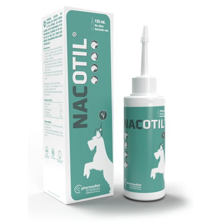 Nacotil 125ml antibakterinis ir priešgrybelinis ausų valiklis