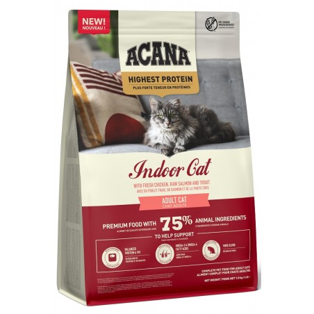 Acana Highest Protein Indoor Cat sausas maistas katėms 1,8kg