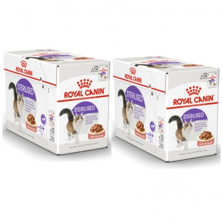 Royal Canin Sterilised in Souce šlapias maistas katėms 24x85g