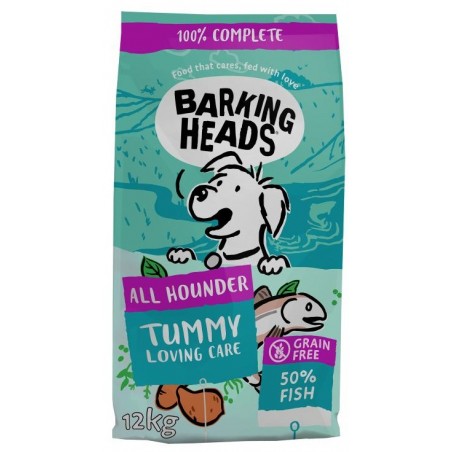 BARKING HEADS Tummy Lovin Care Fish Šunims Su Žuvimi