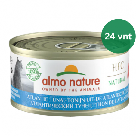Almo Nature HFC Atlantic tuna šlapias maistas katėms 24x70 g