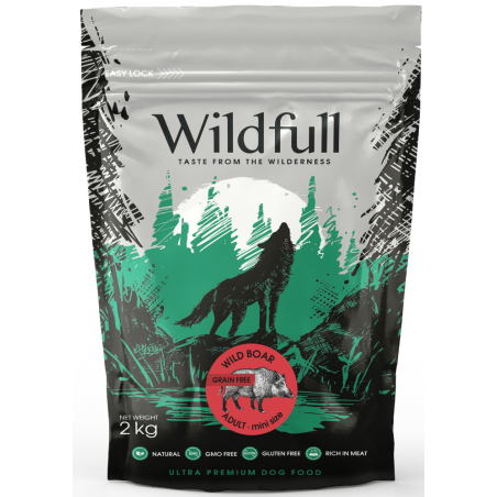Wildfull Dog Wild Boar Mini sausas maistas šunims