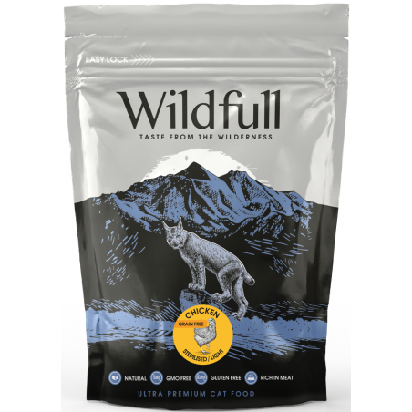 Wildfull Cat Chicken Sterilized sausas maistas katėms