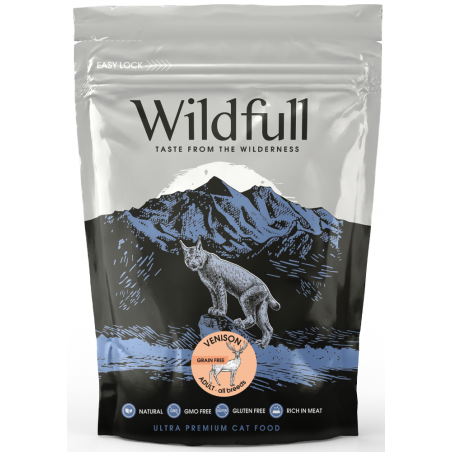 Wildfull Cat Venison Adult sausas maistas katėms