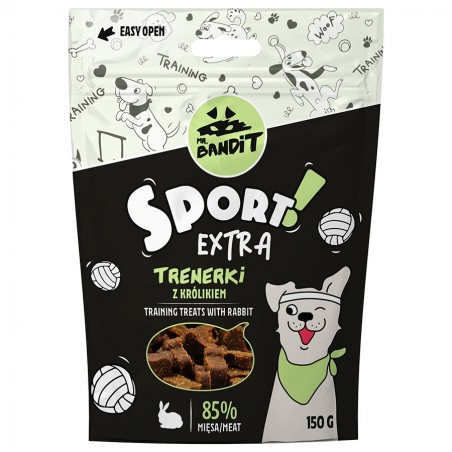 Mr. Bandit SPORT EXTRA, su triušiena 150 g treniruočių skanėstai