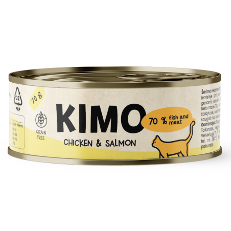 Kimo Chicken&Salmon konservai katėms su vištiena ir lašiša