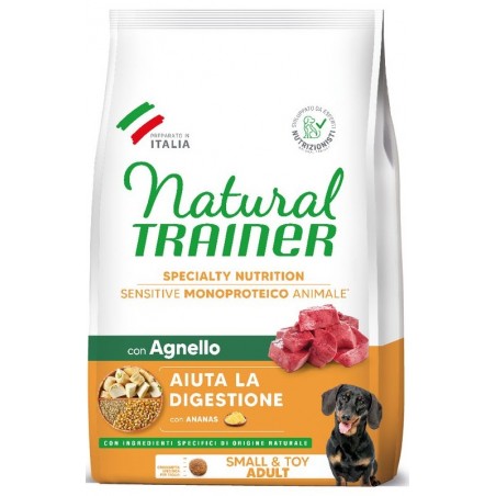 Natural Trainer Sensitive ADULT MINI LAMB (ėriena) sausas pašaras šunims 2kg